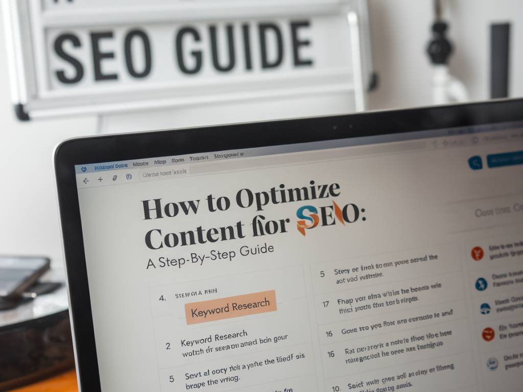 comment optimiser un contenu pour le seo : guide étape par étape